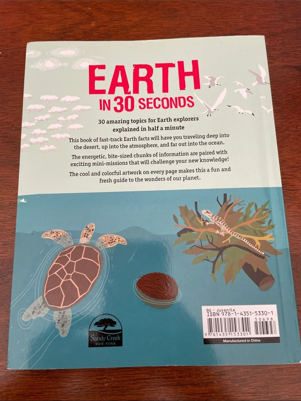 Science Ideas in 30 Seconds & Earth in 30 Seconds - Illustrated Kids Books